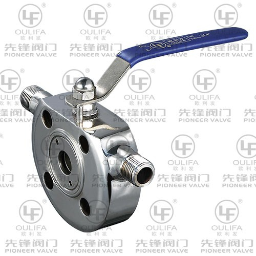 Wafer Type Jacketed Ball Valve Short Pattern Design