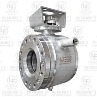 Jacket Heating Ball Valve with Mounting Bracket For Actuator