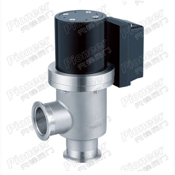 Electromagnetic Right Angle Vacuum Valve For Semiconductor