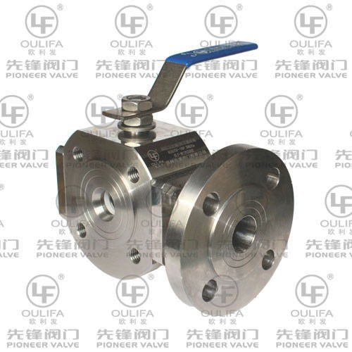 T-Port 3-Way Ball Valve SQ75F-150Lb