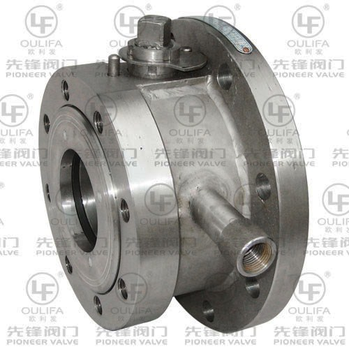 Jacketed Bottom Discharge Ball Valve Customized Flange