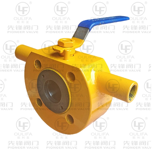 Automatic Fluid Control Split Body Wafer Ball Valve