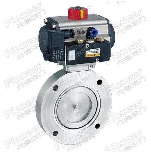 Pneumatic High Vacuum Butterfly Valve GIQ In Non-Corrosive Gas