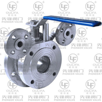 Jacketed Discharge Ball Valve For Narrow Space