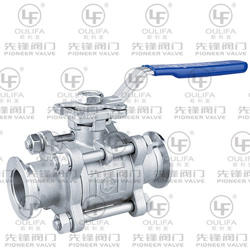 1000PSI Clamped Ball Valve PQ81F