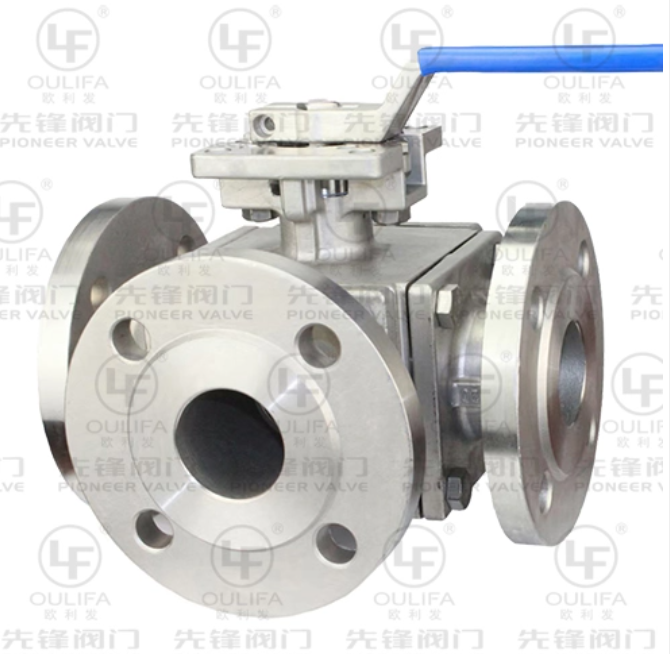 Direct Mount 3-Way Ball Valve Industrial Bypass