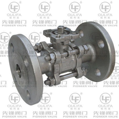 3PC Flanged Ball Valve ISO 5211 PQ41F-1000PSI