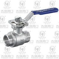 2PC Threaded Ball Valve ISO Mouting PQ11F