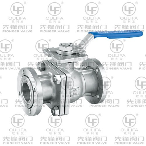 Sanitary Flange Ball Valve WQ41F