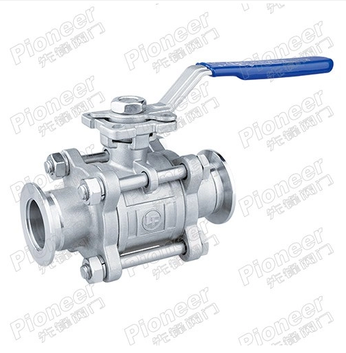 High Vacuum Tri‑Clamp Ball Valve High Flow Conductance