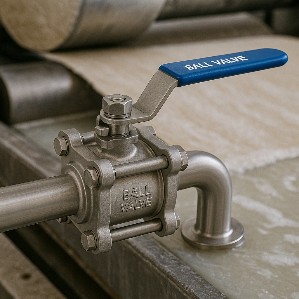 ball valve used for Paper making 