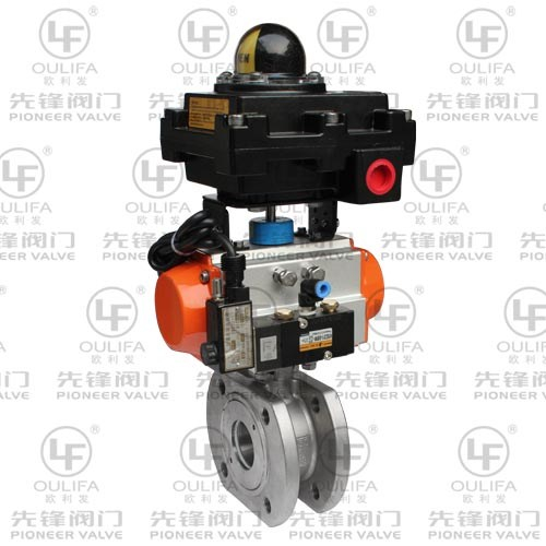 Pneumatic Short Pattern Ball Valve