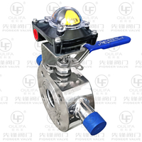 Signal Wafer Jacket Ball Valve Handle with Switch Box